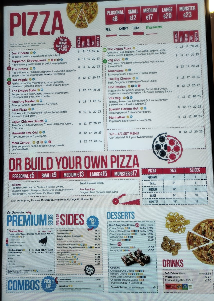 Menu Four Star Pizza Ballsbridge-1
